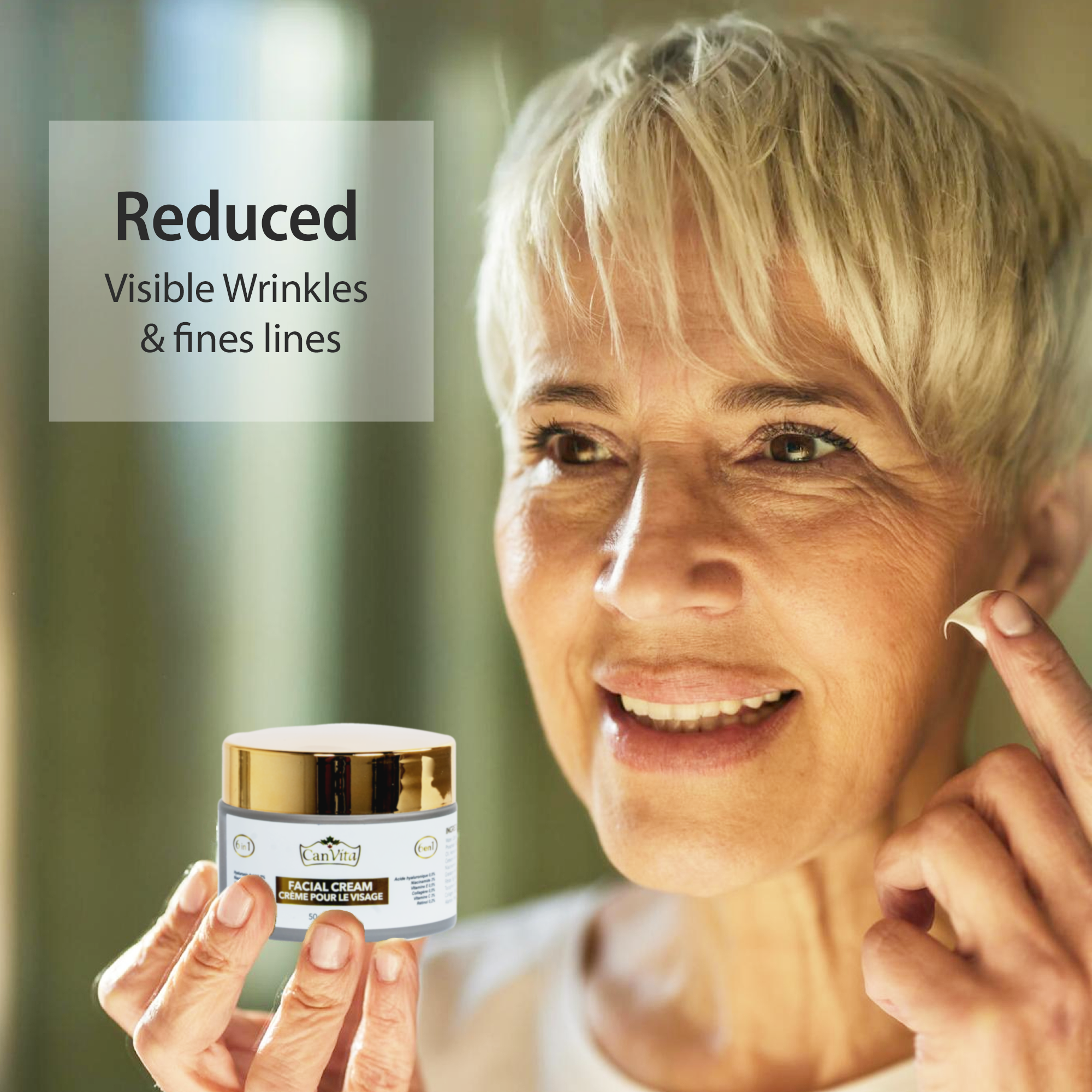 Canvita 6 in 1 Face Serum & Cream - Canvita