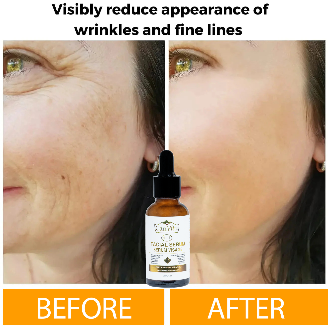 Canvita 6 in 1 Face Serum & Cream - Canvita