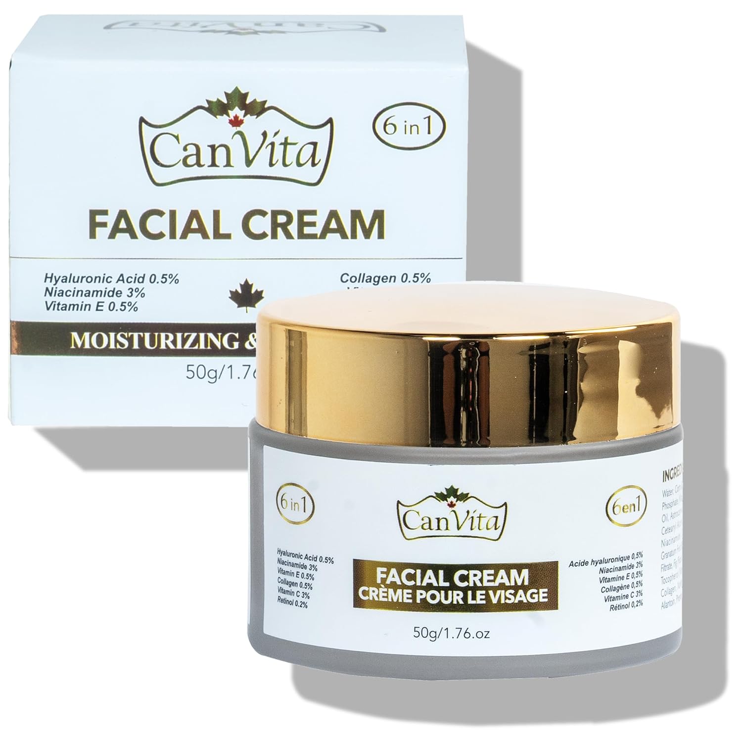 CANVITA Moisturizing 6 in 1 Face Cream - Canvita