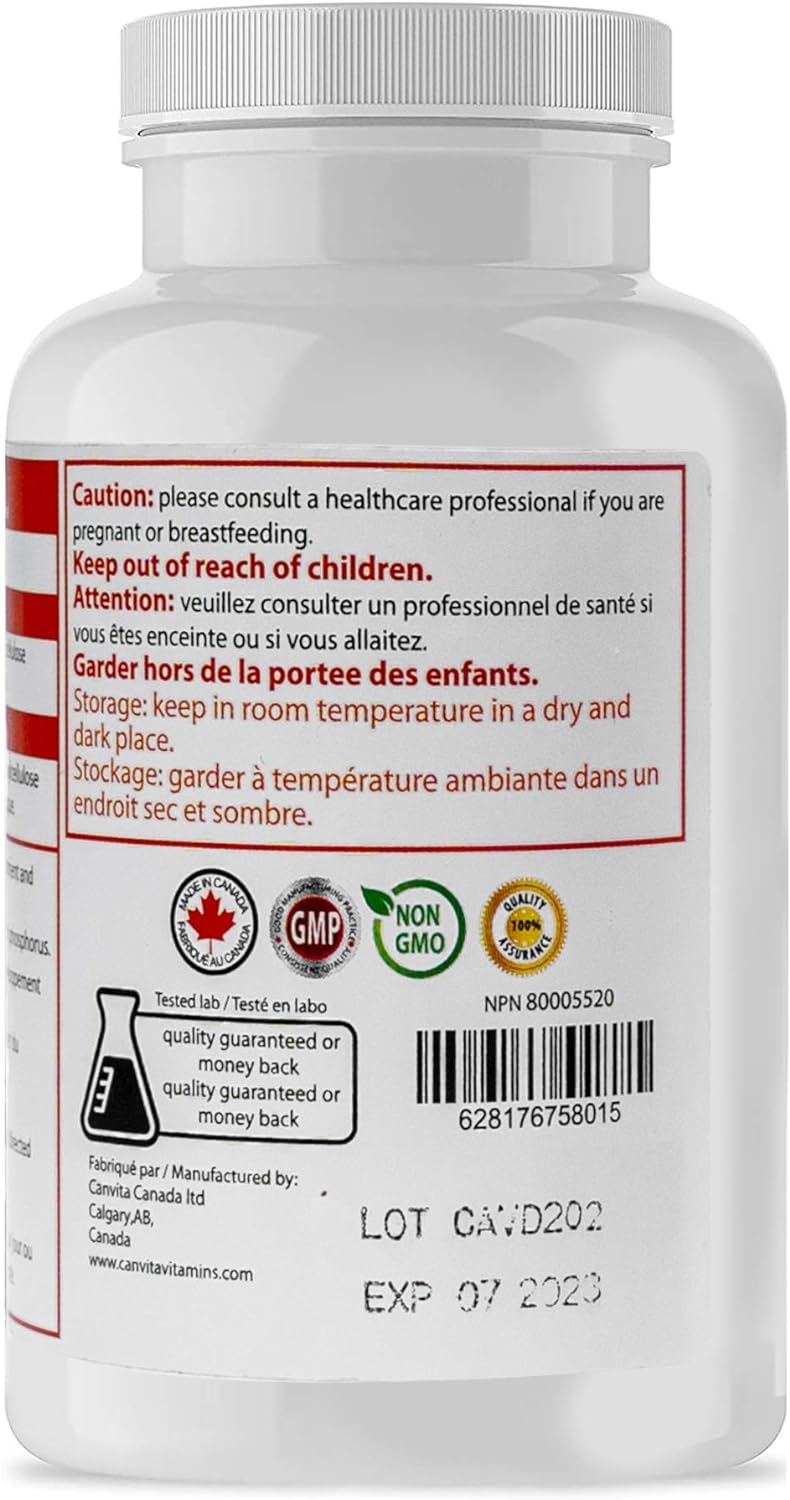 Vitamin D Halal Tablet (1000IU) - Canvita