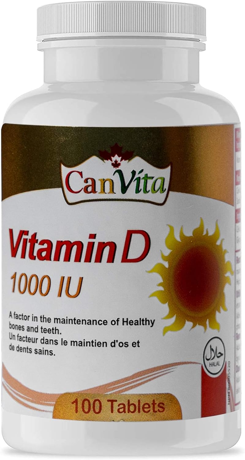 Vitamin D Halal Tablet (1000IU) - Canvita