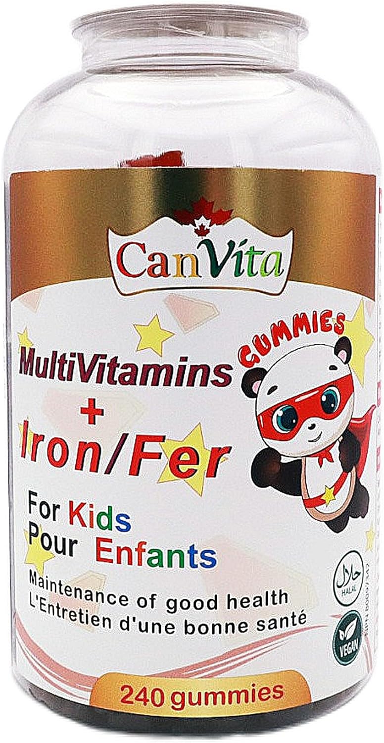 Kid’s Halal Multivitamins + Iron Gummy (240 gummies) - Canvita