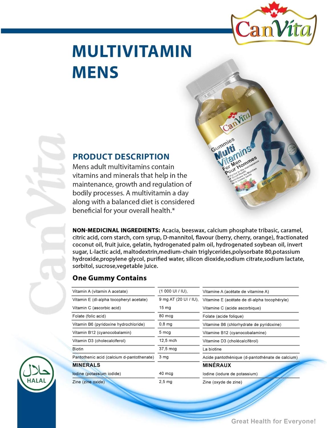 Men's Multivitamin Halal Gummy - Canvita