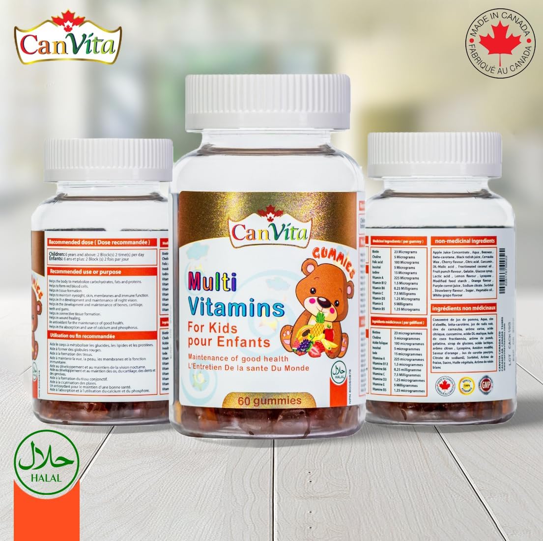 Kid's Halal Multi-Vitamin Gummy - Canvita