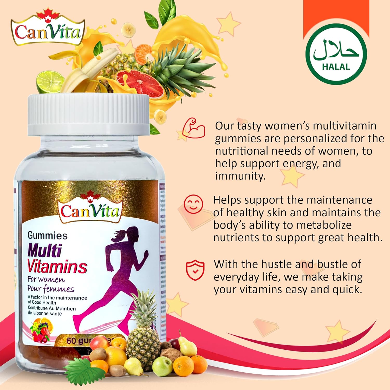 Women's Multivitamin Halal Gummy - Canvita