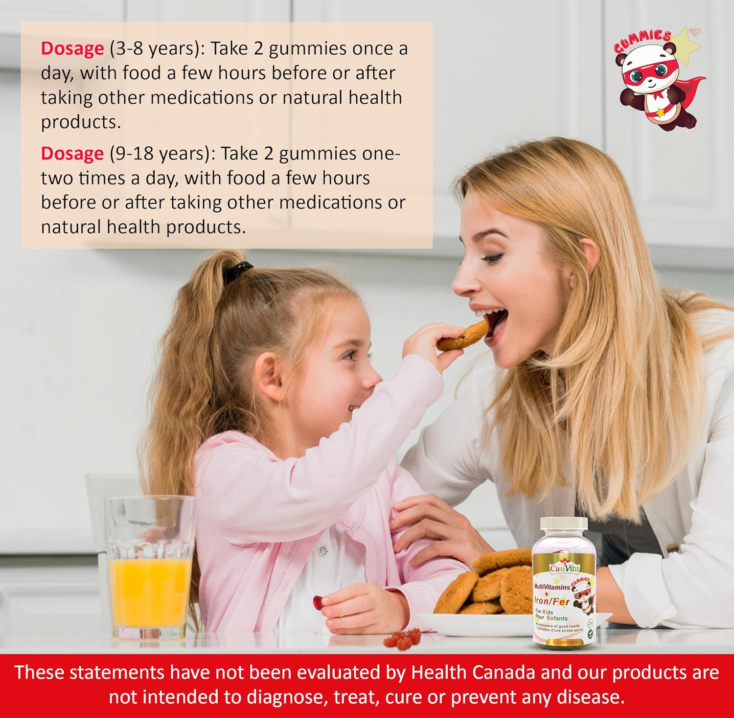 Kid’s Halal Multivitamins + Iron Gummy (240 gummies) - Canvita