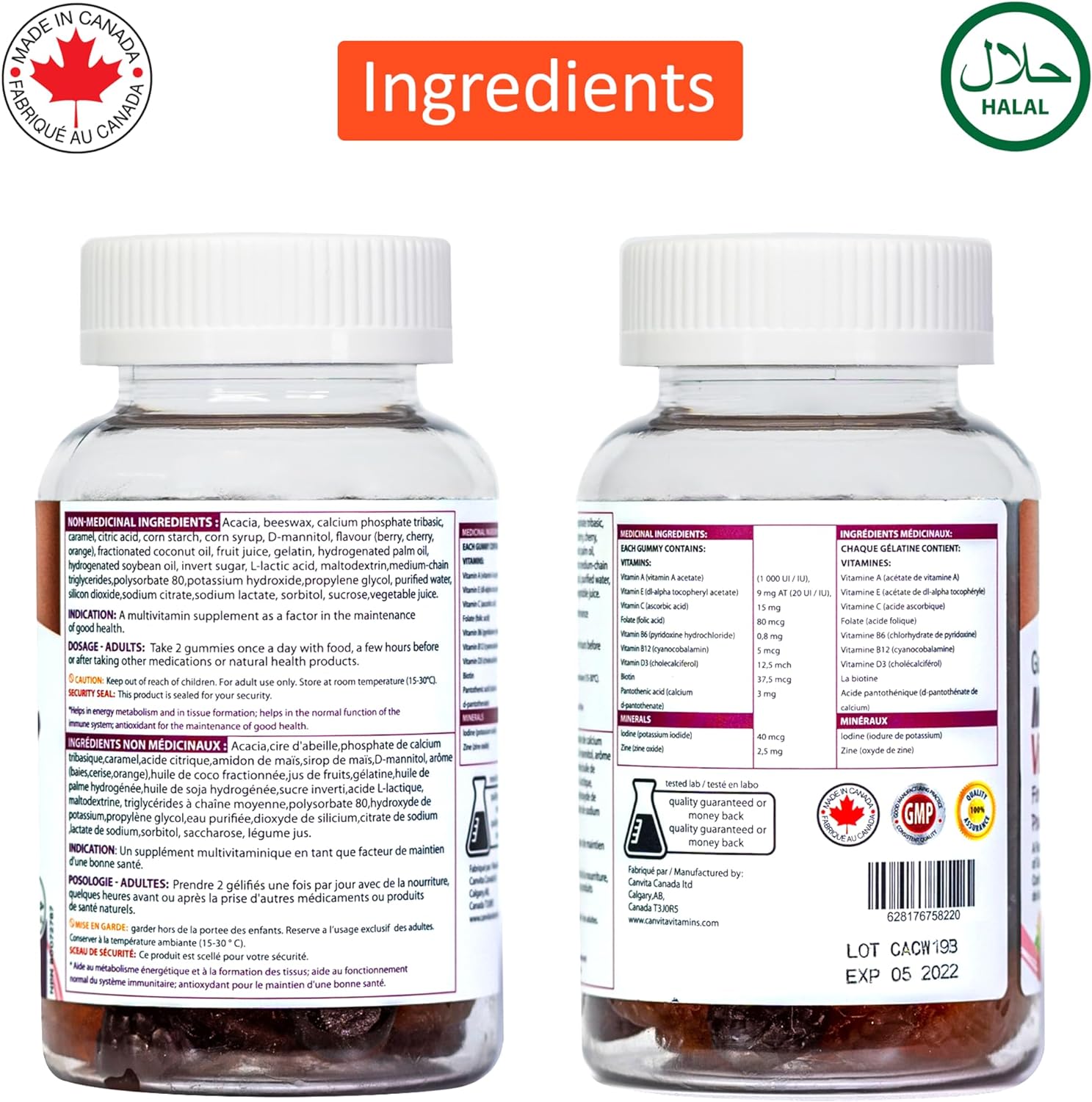 Women's Multivitamin Halal Gummy - Canvita