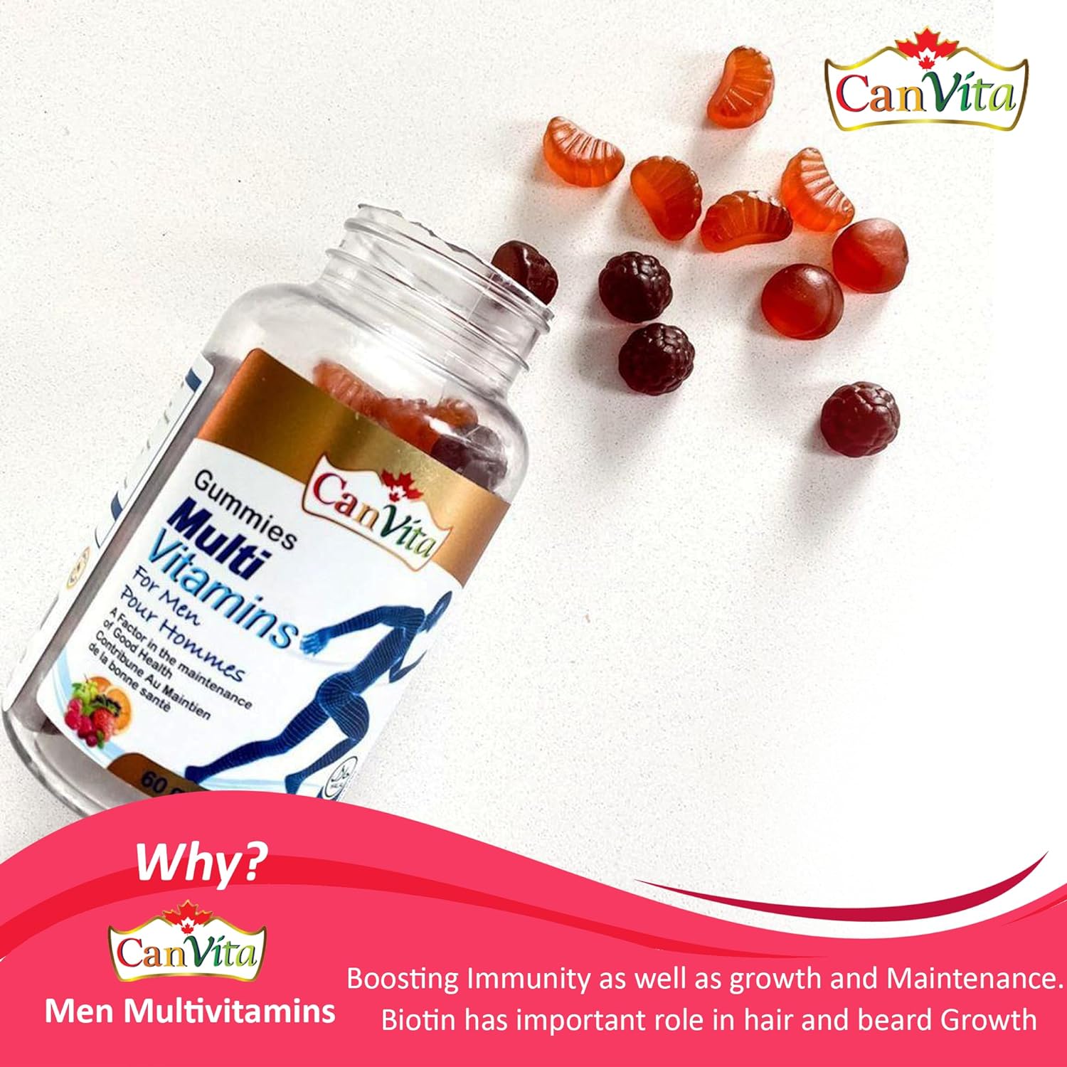 Men's Multivitamin Halal Gummy - Canvita