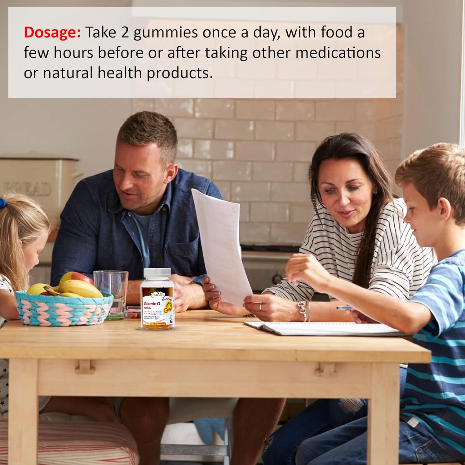 Vitamin D Halal & Vegan Gummy (400IU) - Canvita