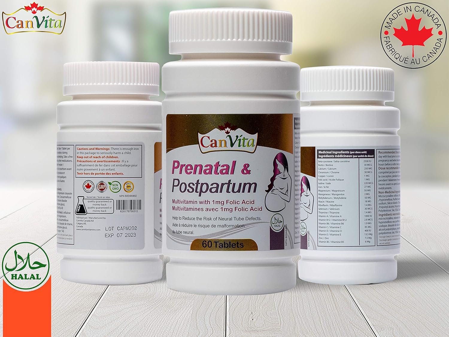 Prenatal and Postpartum Halal Tablet - Canvita