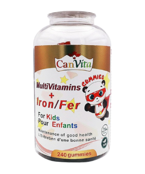 Kid’s Halal Multivitamins + Iron Gummy (240 gummies) - Canvita