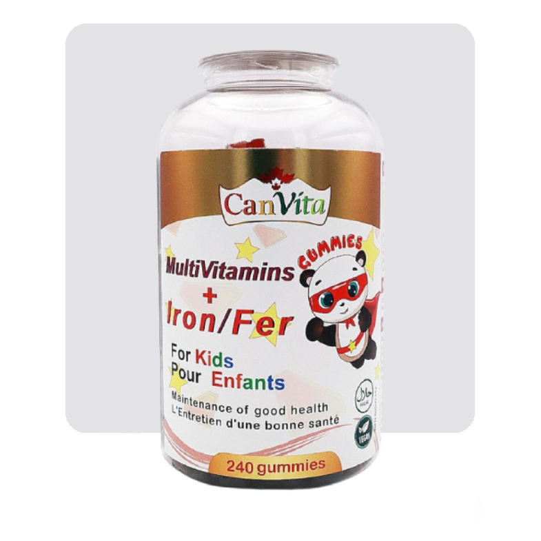 Kid’s Halal Multivitamins + Iron Gummy (240 gummies) - Canvita