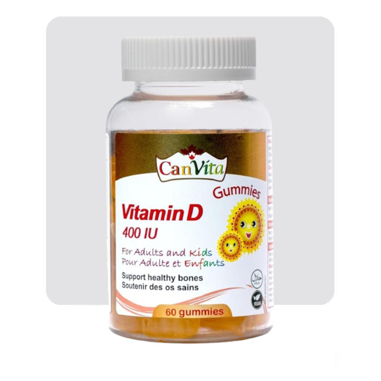 Vitamin D Halal & Vegan Gummy (400IU) - Canvita