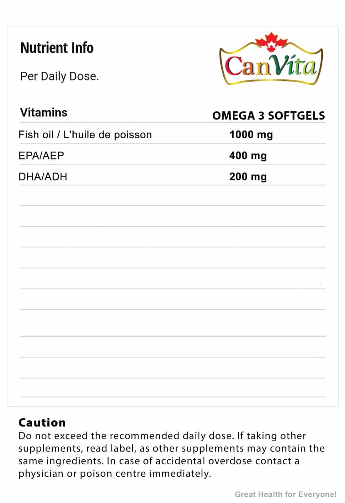 Omega 3 Halal Softgel - Canvita