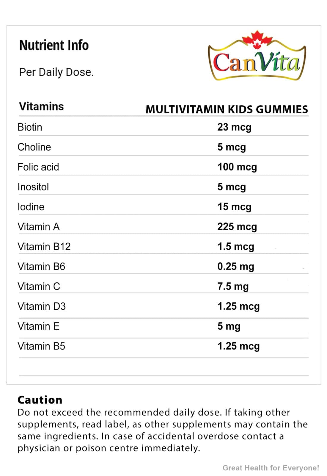 Kid's Halal Multi-Vitamin Gummy - Canvita